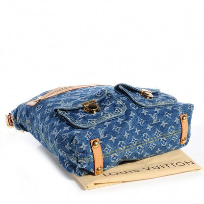 Louis Vuitton Denim Baggy GM Blue 4 of 7
