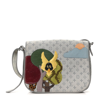 Louis Vuitton Mini Monogram Patchwork Conte De Fees Musette Grey 1 of 10