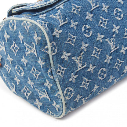Louis Vuitton Monogram Denim Neo Speedy Blue 6 of 8