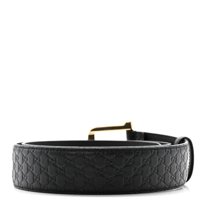 Gucci Soft Microguccissima Margaux Calfskin Belt 90 36 Black 2 of 5