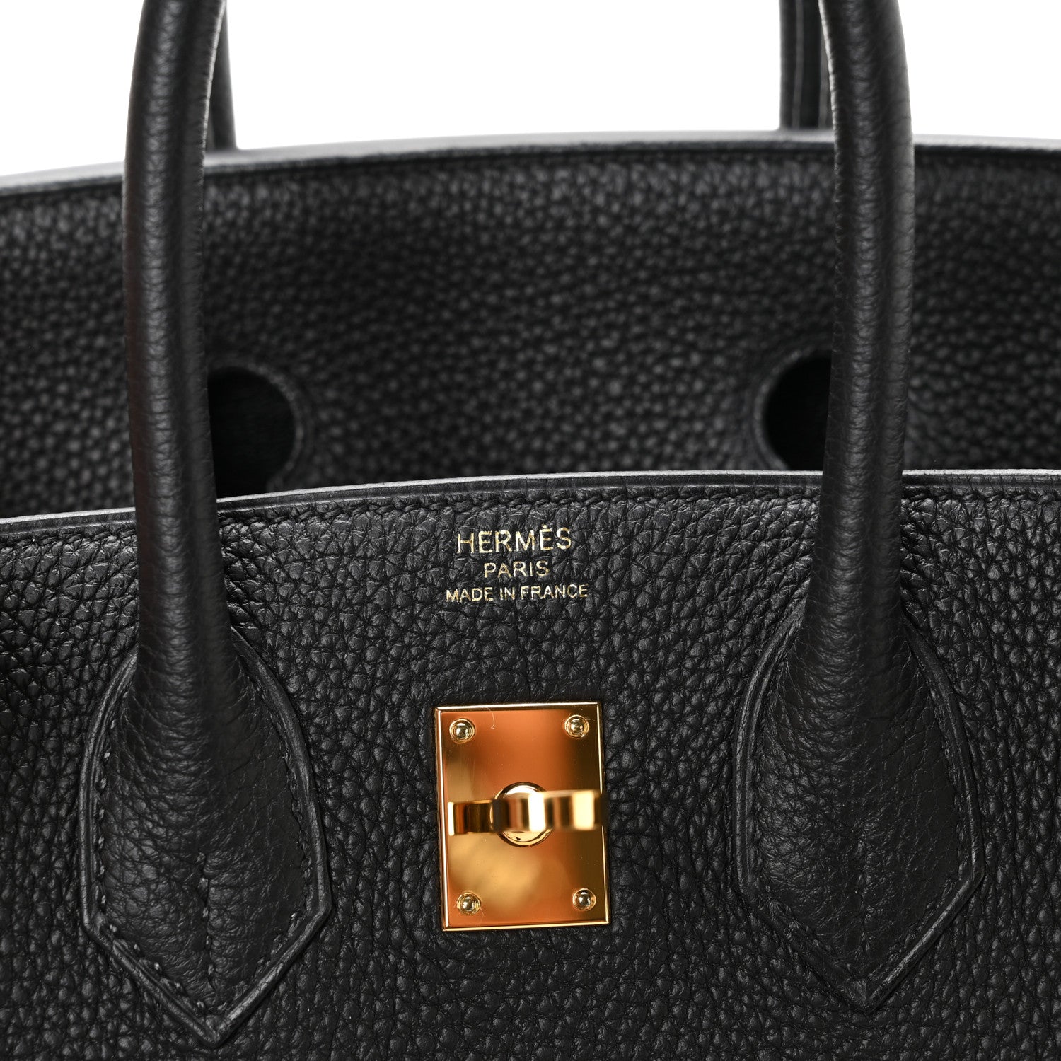 Hermes Togo Birkin 25 Black 6 of 11