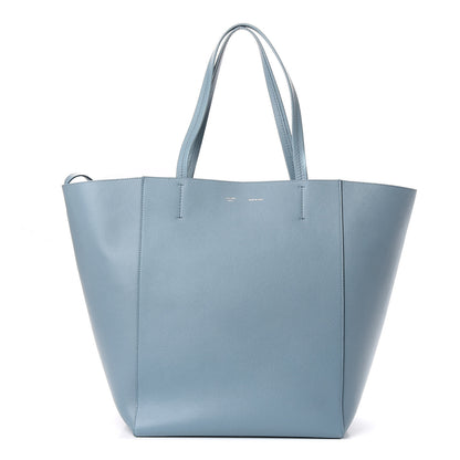 Celine Grained Calfskin Large Horizontal Cabas Phantom Baby Blue 1 of 9
