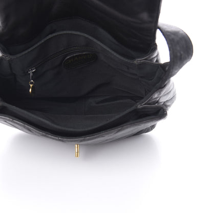 Chanel Lambskin Quilted Flap Shoulder Bag Black 5 of 17