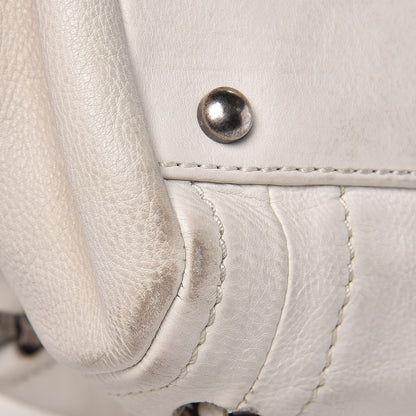 Chanel Calfskin Large East West Modern Chain Tote White 18 of 24