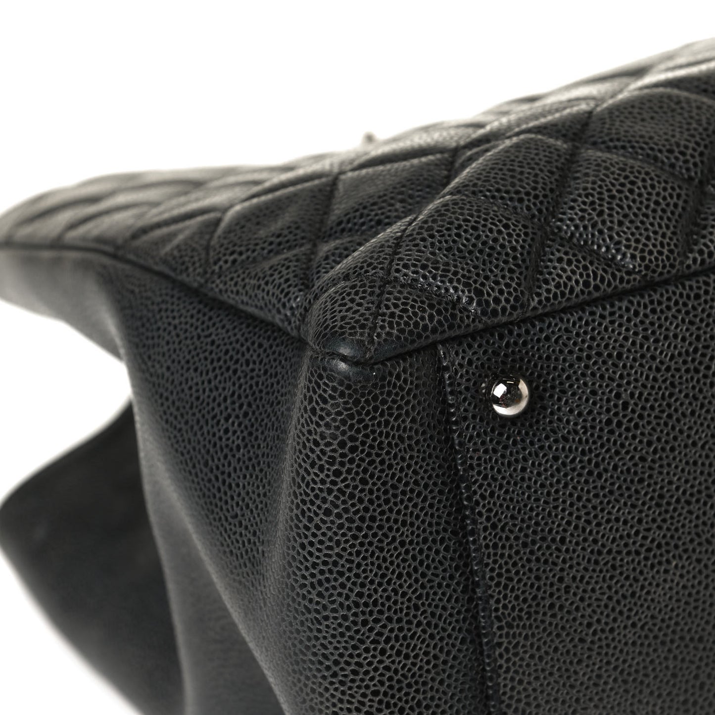 Caviar Quilted XL Grand Shopping Tote GST Black