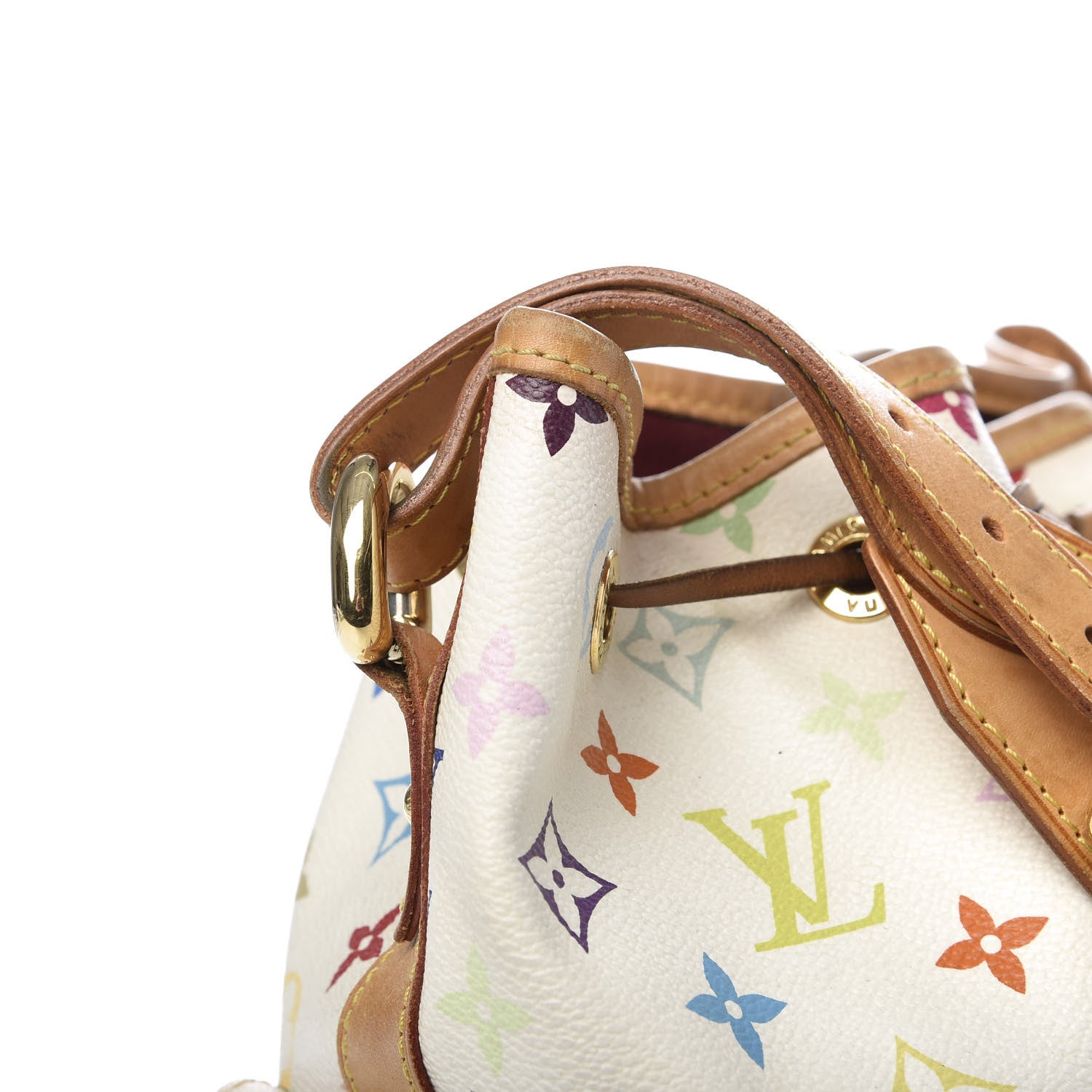 Louis Vuitton Monogram Multicolor Petit Noe White 14 of 15
