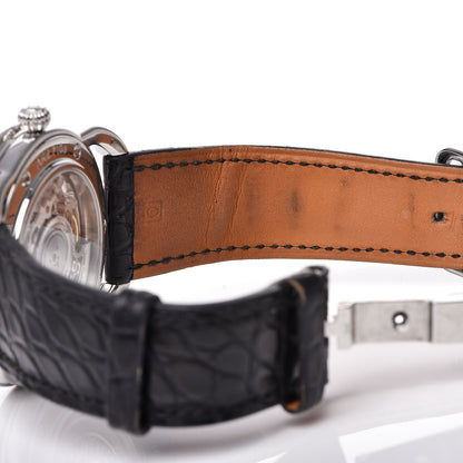 Hermes Stainless Steel Alligator 41mm Arceau Squelette Automatic Watch Noir 7 of 10