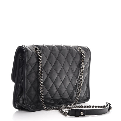 Chanel Calfskin Medium Casual Riviera Flap Black 3 of 7