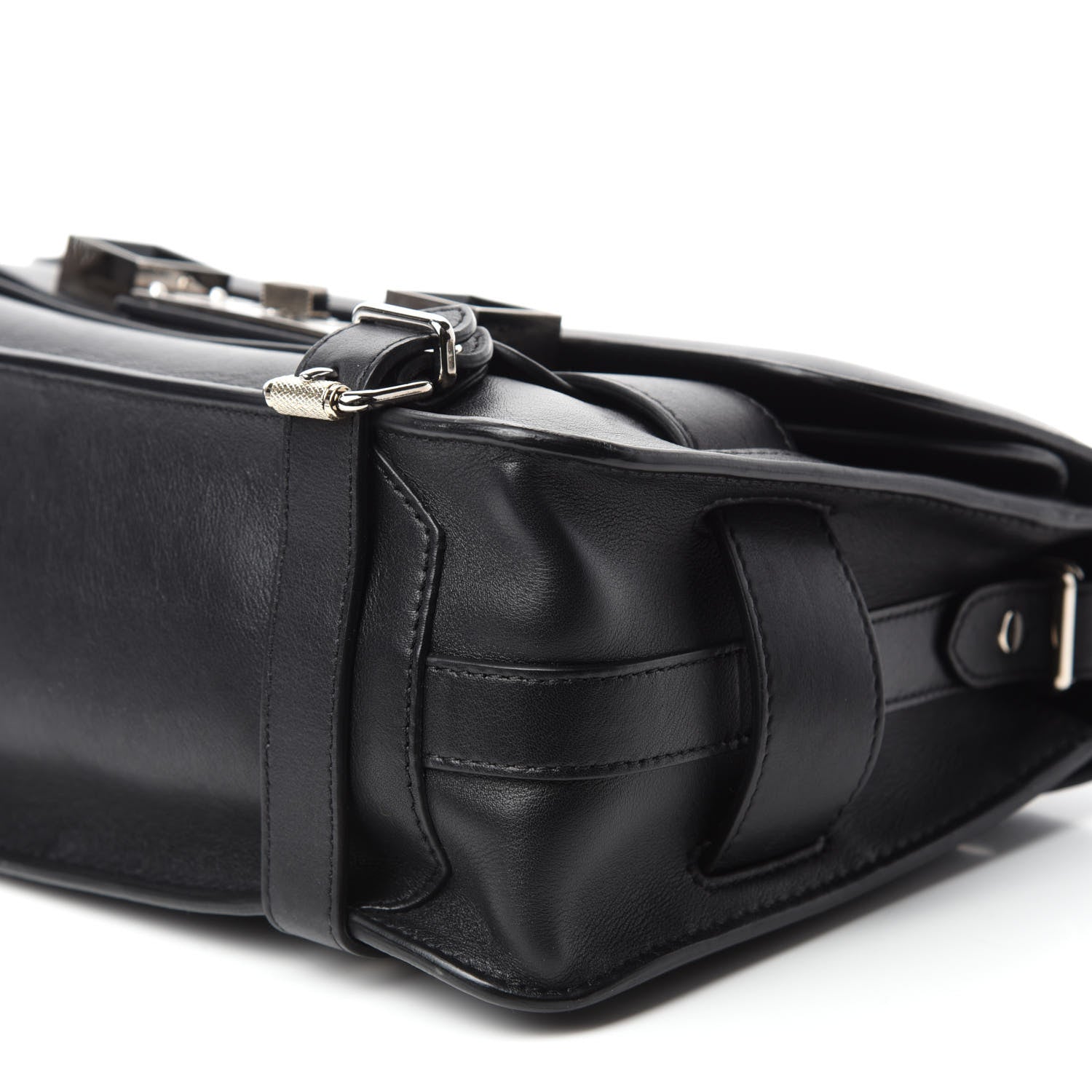 Proenza Schouler Smooth Calfskin PS11 Classic Shoulder Bag Black 7 of 11