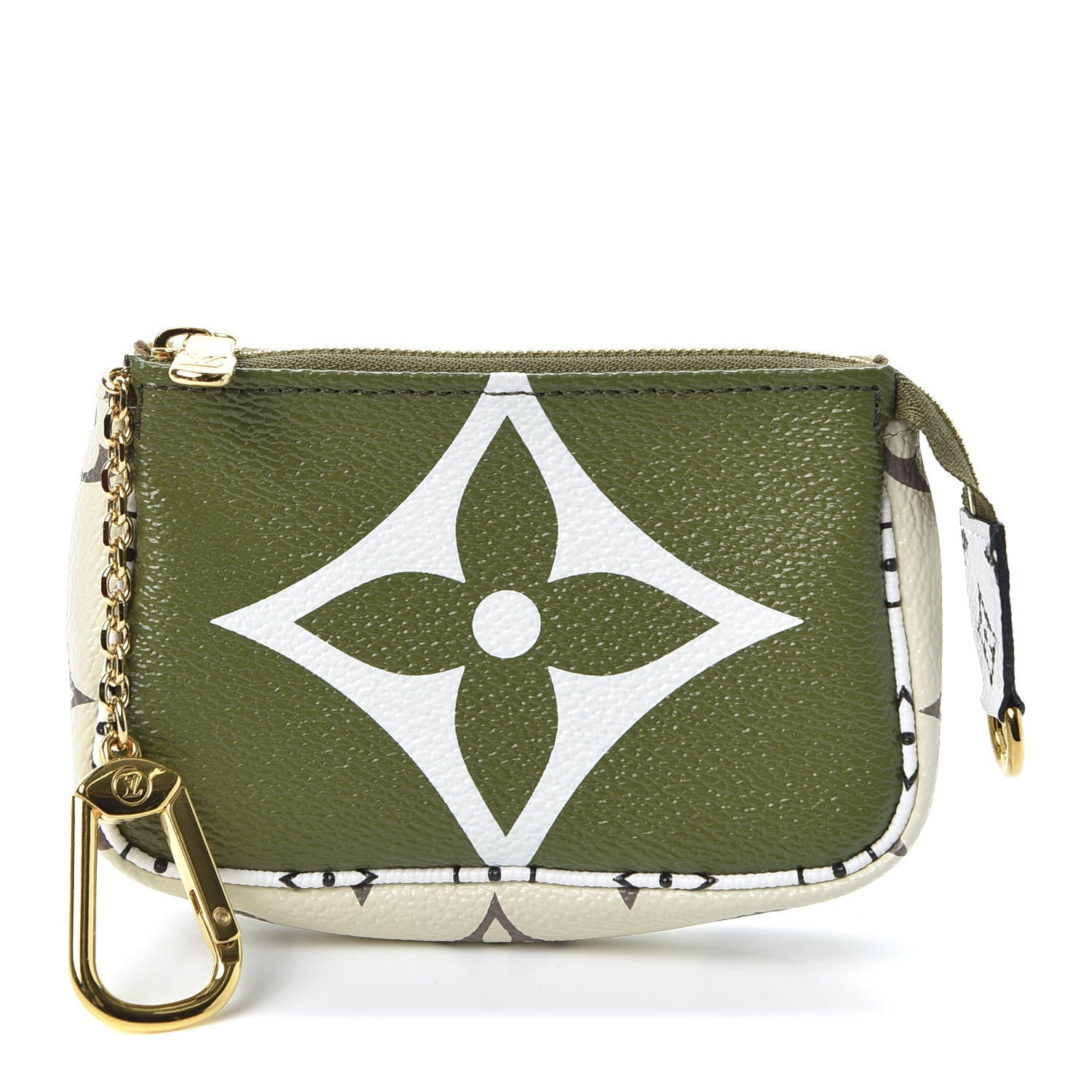 Louis Vuitton Monogram Giant Micro Pochette Accessories Kaki White 1 of 9