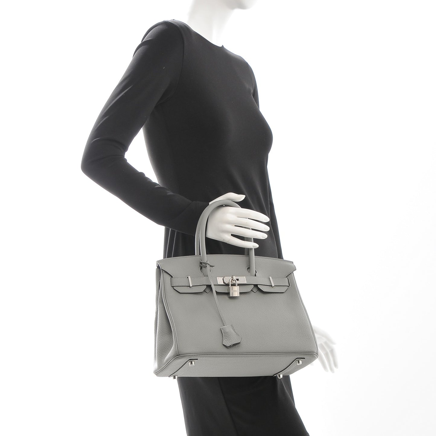 Togo Birkin 30 Gris Mouette