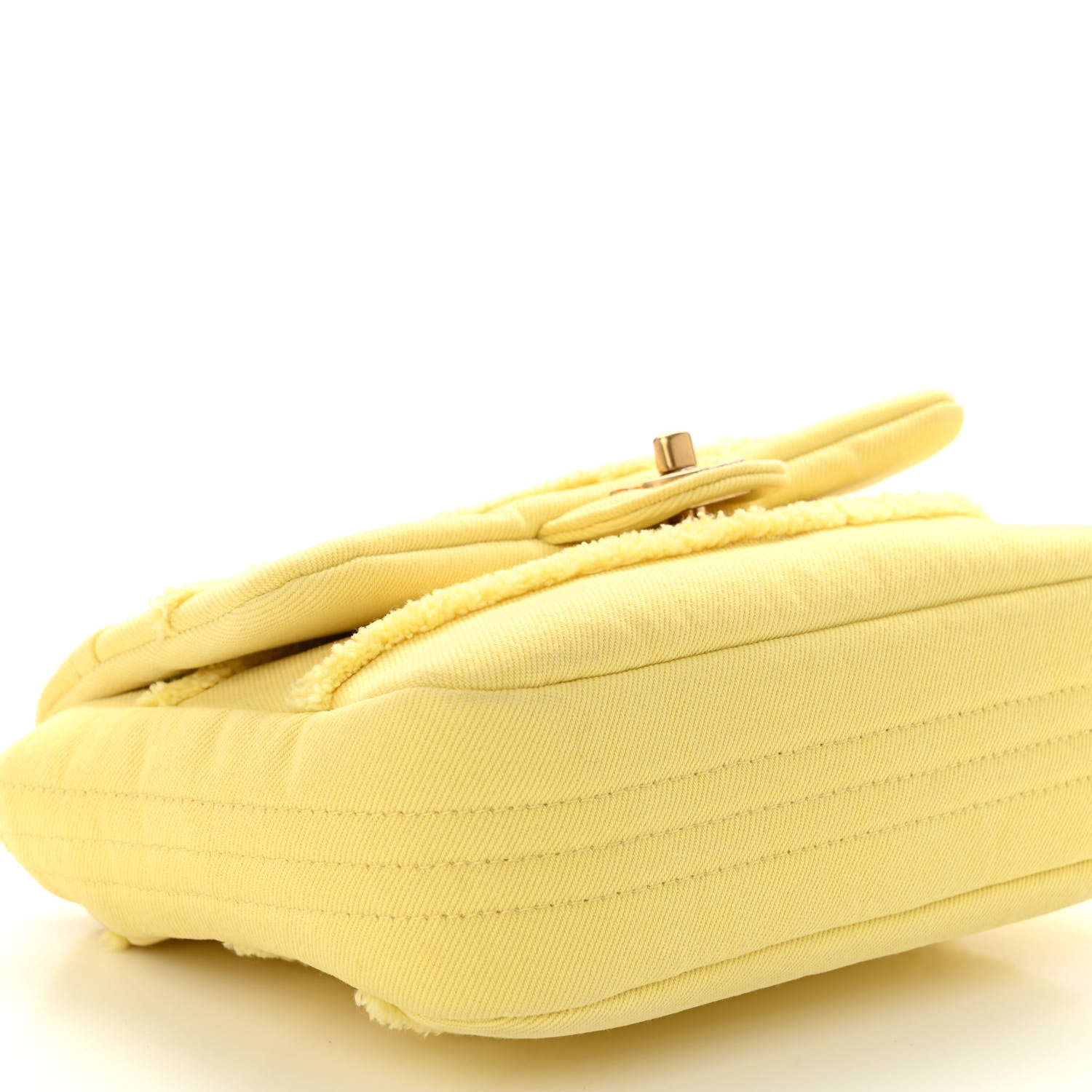 Chanel Denim Coco Flap Yellow 9 of 10