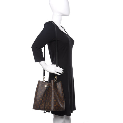 Louis Vuitton Monogram Neonoe MM Black 2 of 10