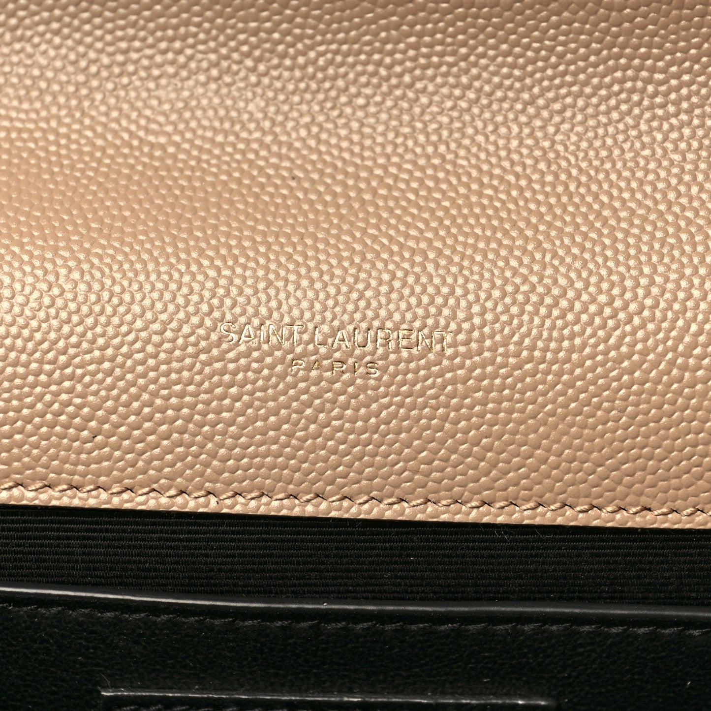 Grain De Poudre Medium Monogram Kate Satchel Dark Beige