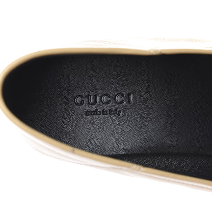 Gucci Lambskin Womens Brixton Horsebit Loafers 40 Wheat 7 of 9