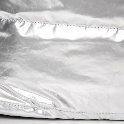 Chanel Reversible Airlines Tote Silver Navy 29 of 29