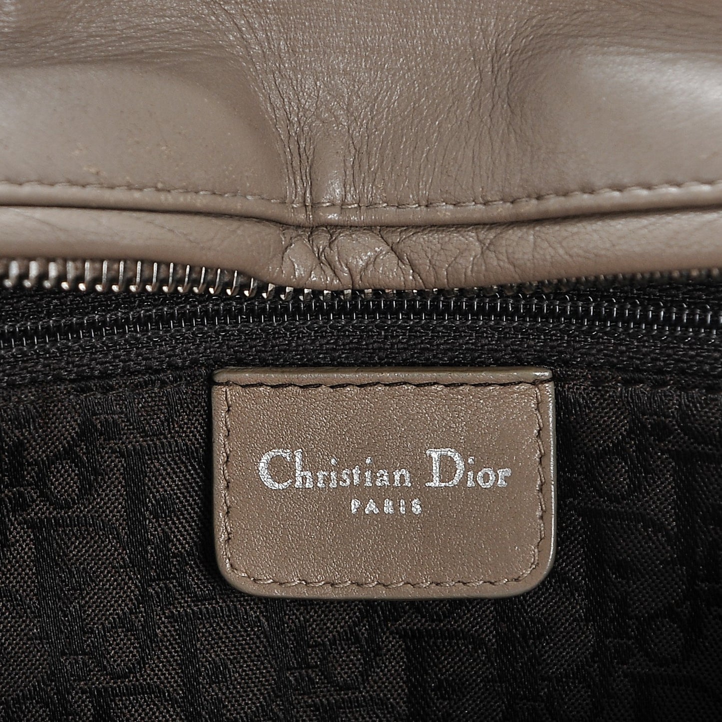 Lambskin Cannage Medium Lady Dior Grey