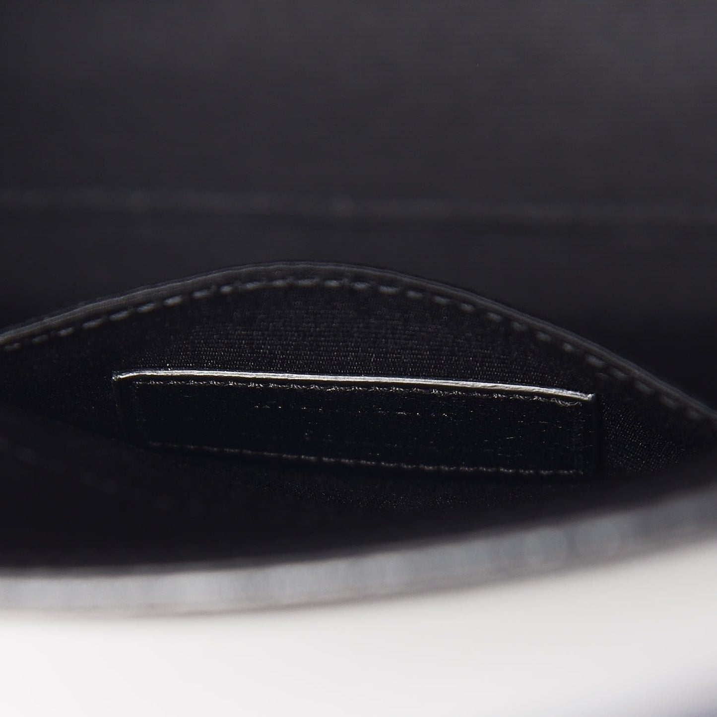 Grained Calfskin Baby Sac De Jour Black