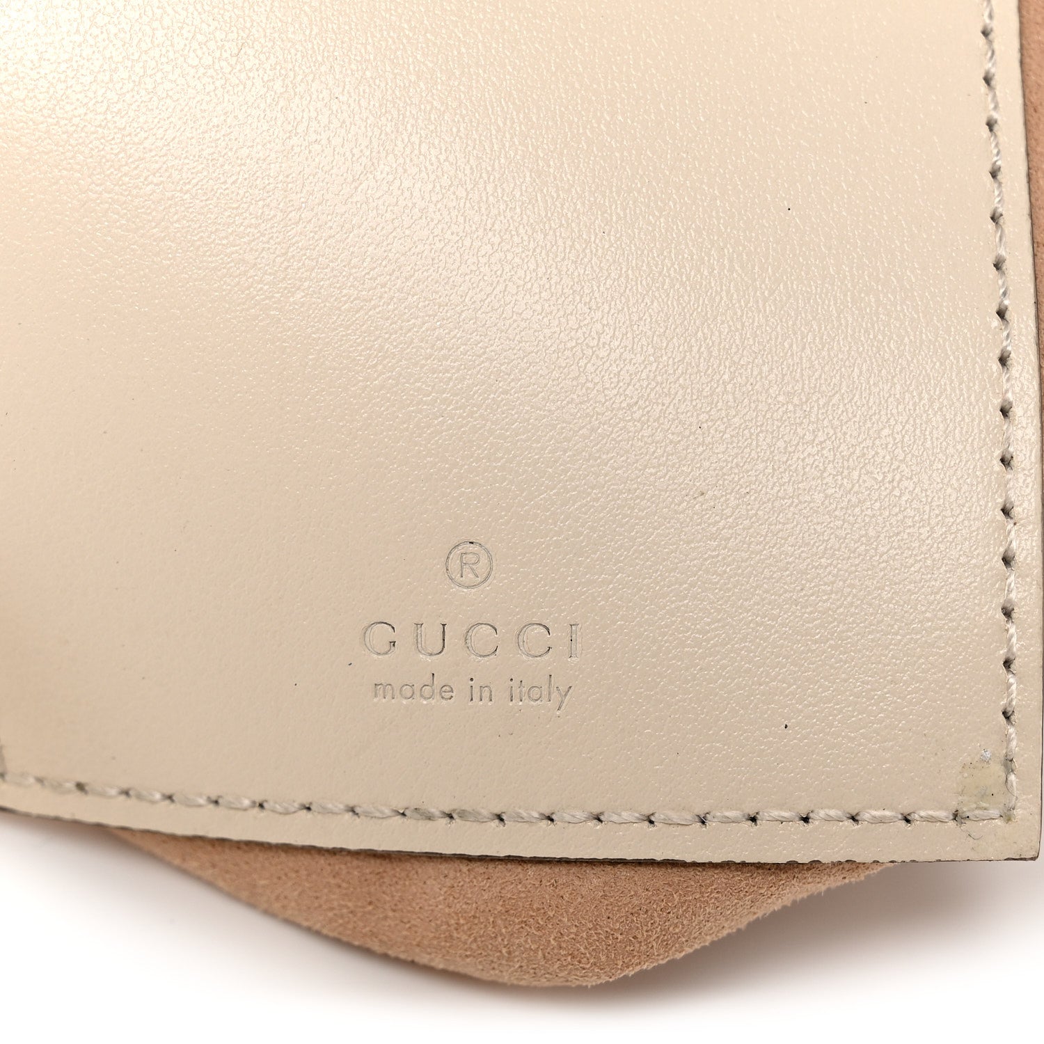 Gucci Calfskin Matelasse Mini GG Marmont 2.0 Bucket Bag White 6 of 10