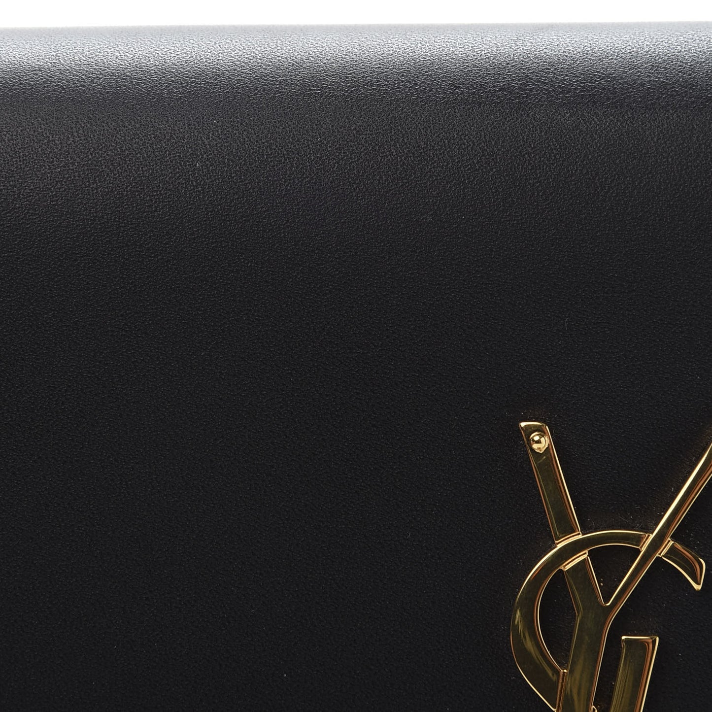 Smooth Calfskin Classic Monogram Kate Tassel Satchel Black