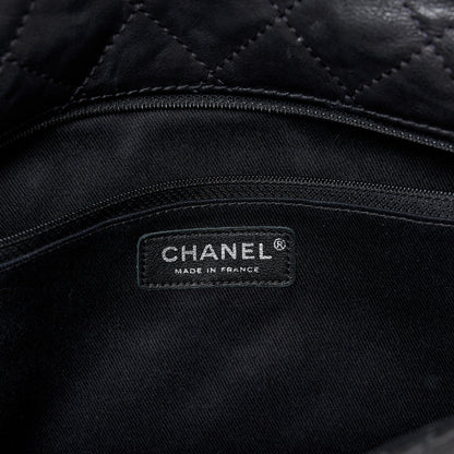 Chanel Calfskin Quilted Jumbo Easy Reissue Messenger Flap Black 7 of 12