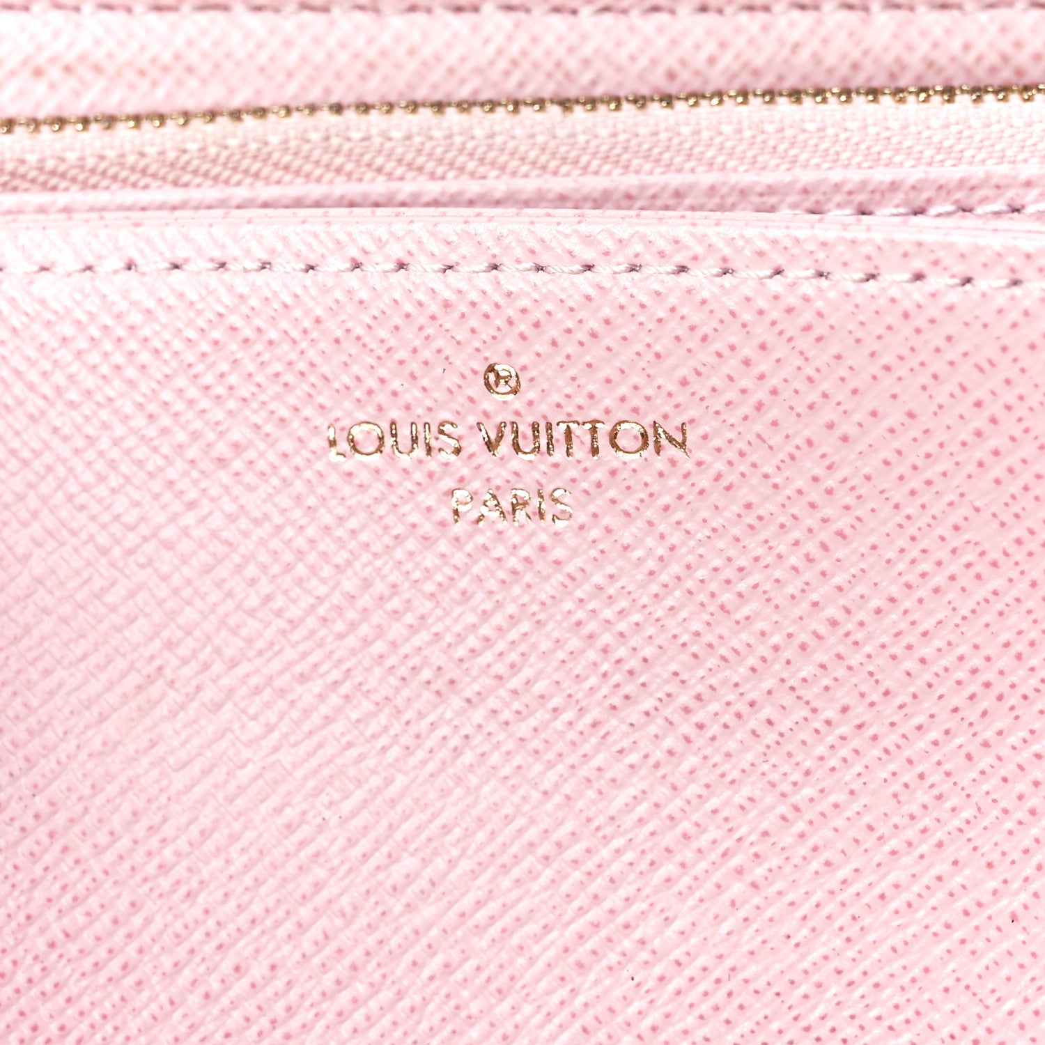 Louis Vuitton Damier Ebene Zippy Wallet Rose Ballerine 7 of 12