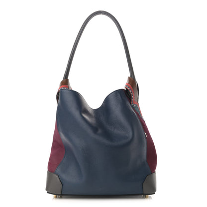 Christian Louboutin Empire Calf Suede Hobo Navy 1 of 11