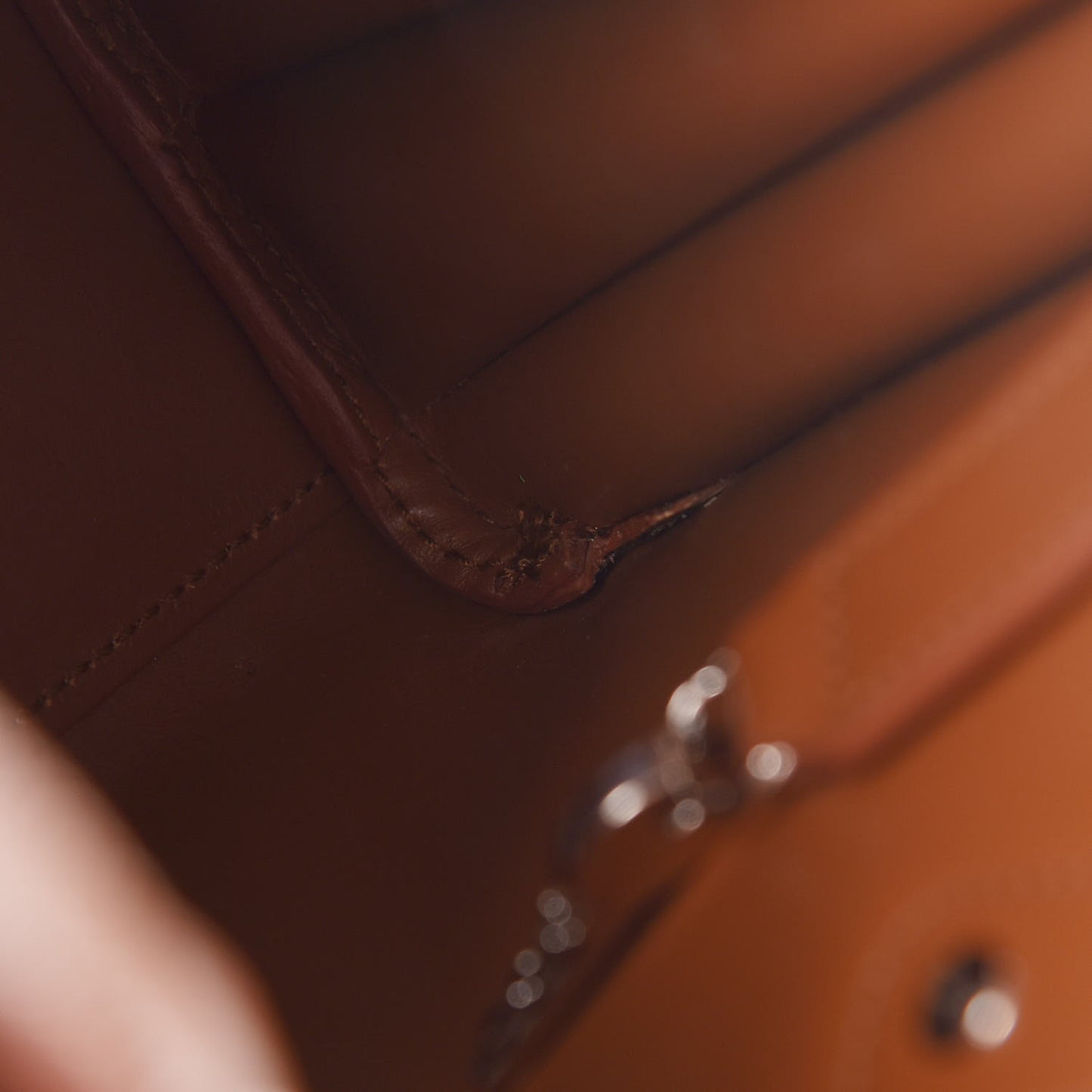 Grained Calfskin Nano Sac De Jour Moka