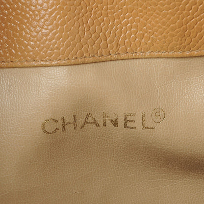 Chanel Caviar CC Drawstring Shoulder Bag Beige 7 of 11