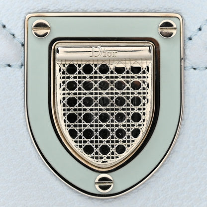 Christian Dior Grained Calfskin Diorama Croisiere Chain Wallet Light Blue 12 of 14
