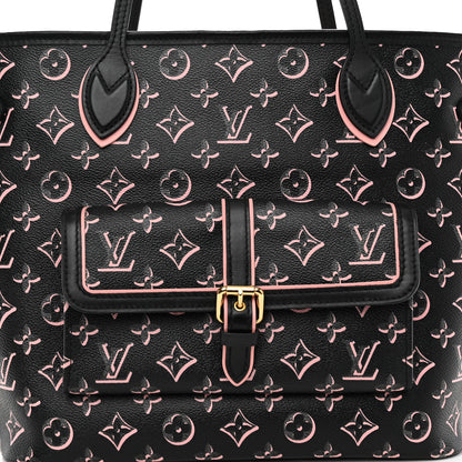 Louis Vuitton Monogram Fall For You Neverfull MM Black 8 of 10