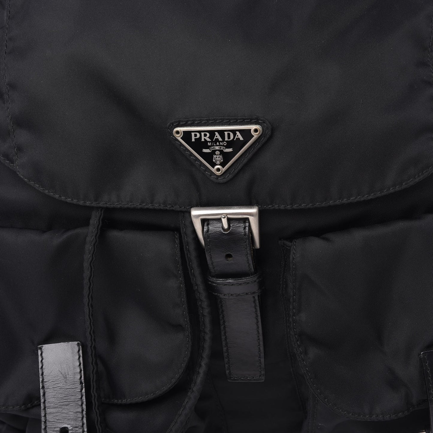 Nylon Vela Medium Backpack Black