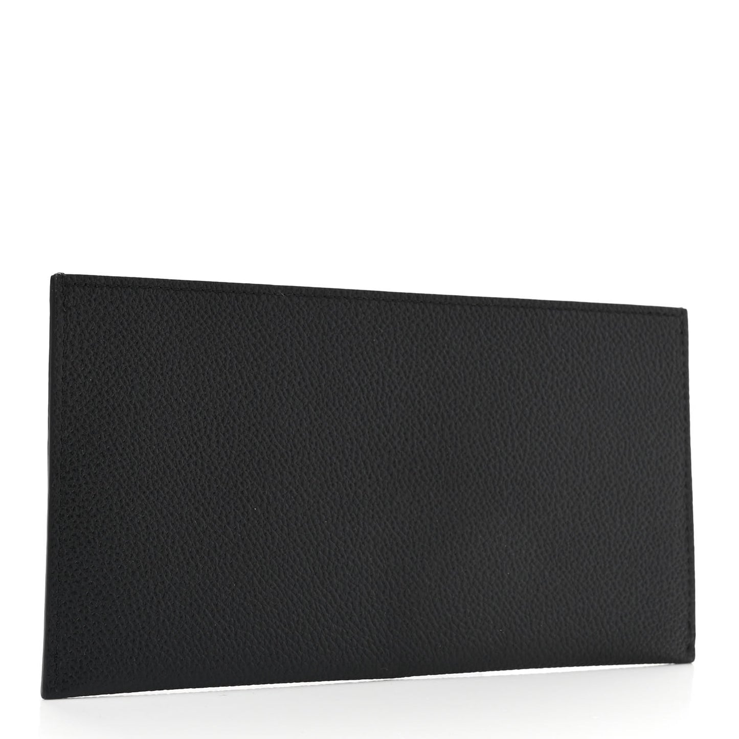 Calfskin Felicie Chain Wallet Card Holder Insert Black