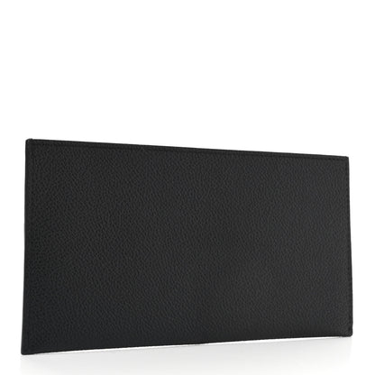 Louis Vuitton Calfskin Felicie Chain Wallet Card Holder Insert Black 3 of 6