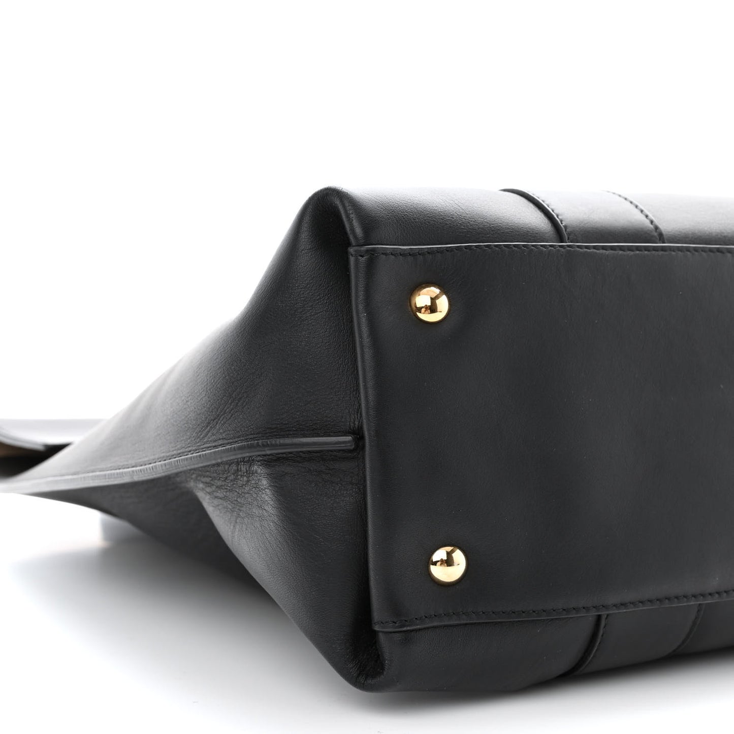 Calfskin Large Sookie Satchel Black