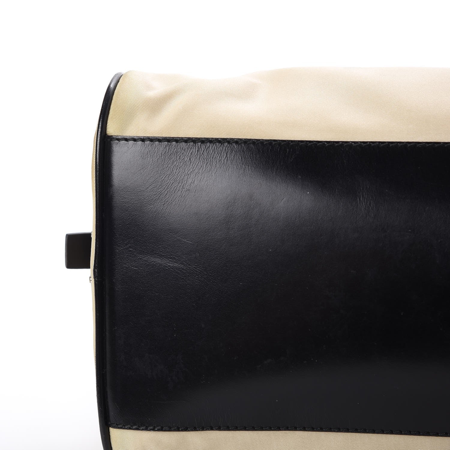 Prada Tessuto Nylon Vitello Small Bowling Bag Black 17 of 19