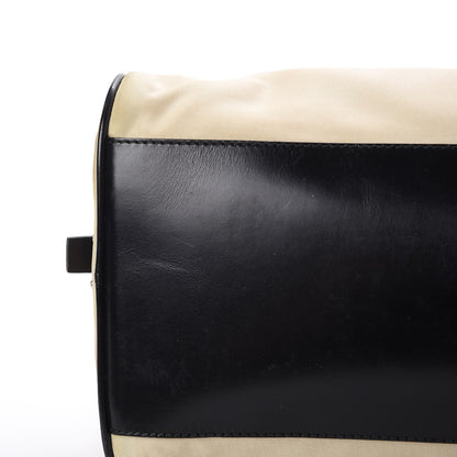 Prada Tessuto Nylon Vitello Small Bowling Bag Black 17 of 19