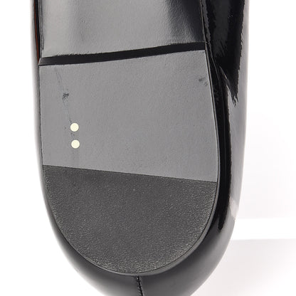 Hermes Patent Epsom Nice Ballerina Flats 38 Black 8 of 9