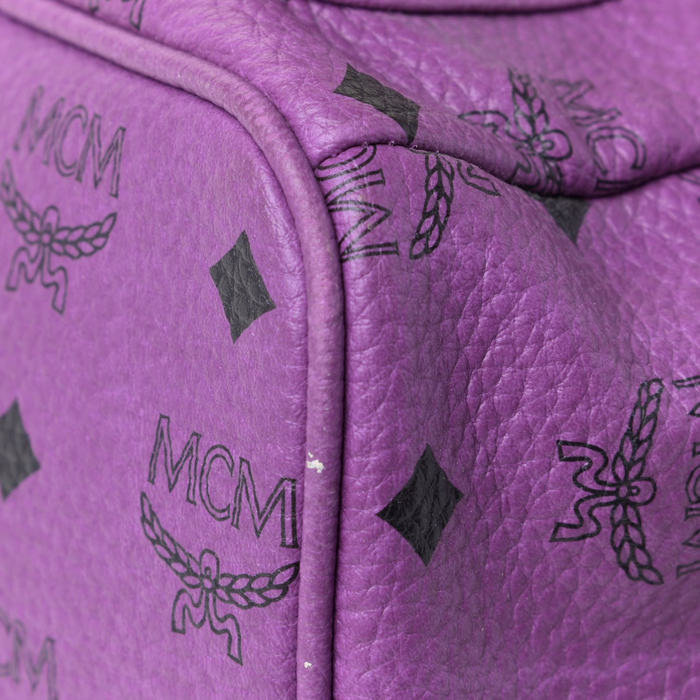 Visetos Medium Sprinkle Stud Stark Backpack Purple