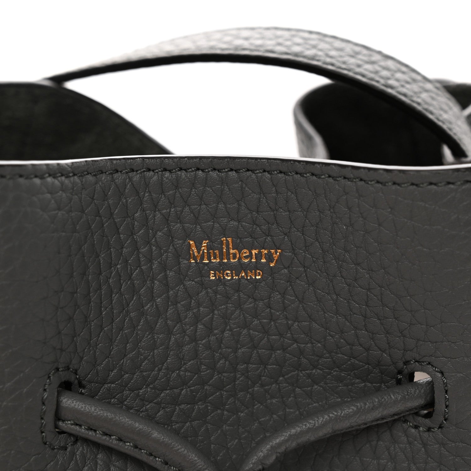 Mulberry Heavy Grain Calfskin Mini Millie Charcoal 6 of 9