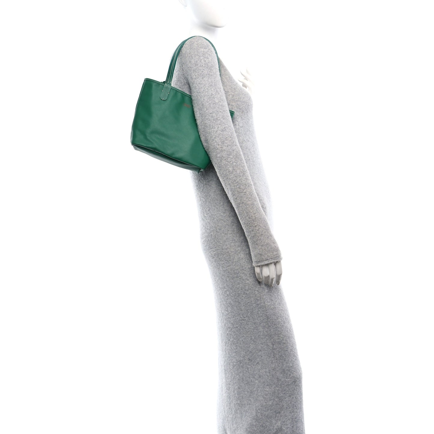 Goyardine Reversible Mini Anjou Green
