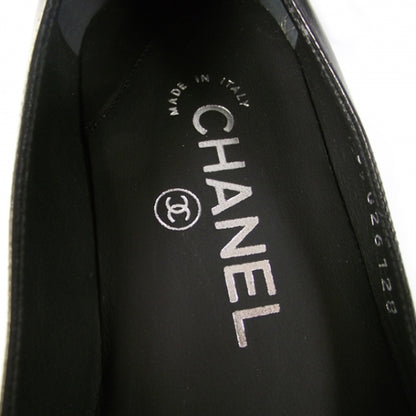 Chanel Leather Steel Toe Ballerina Flats 37 6 of 9
