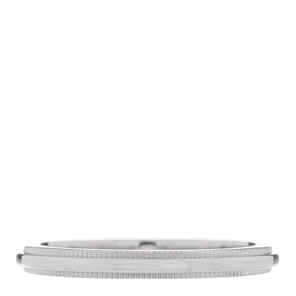 Tiffany Platinum 2mm Milgrain Wedding Band Ring 51 5.75 3 of 4