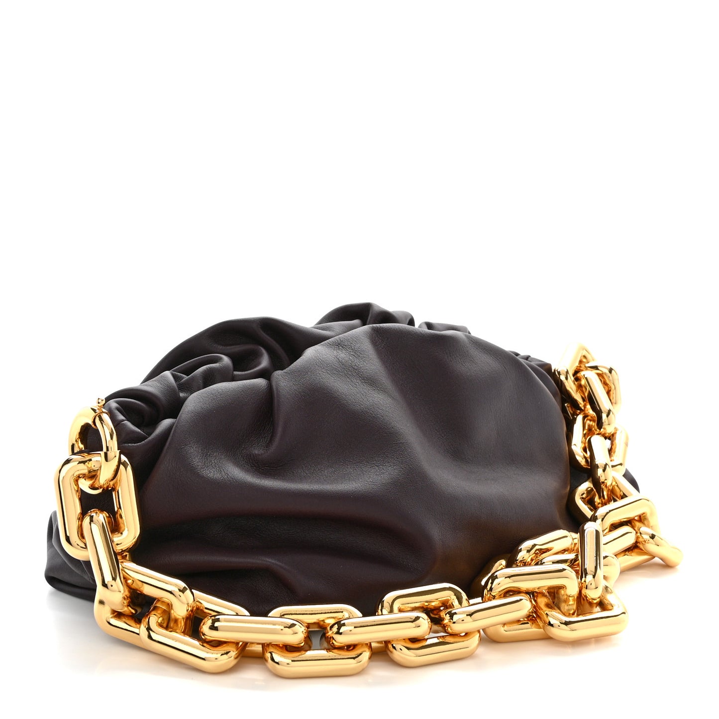 Calfskin The Pouch Chain Grape