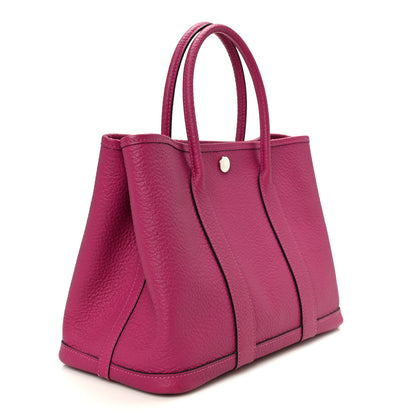 Hermes Vache Country Garden Party 30 TPM Rose Pourpre 3 of 11