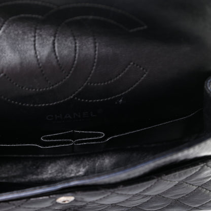 Chanel Glazed Aged Calfskin Quilted 2.55 Reissue 225 Flap So Black 7 of 7
