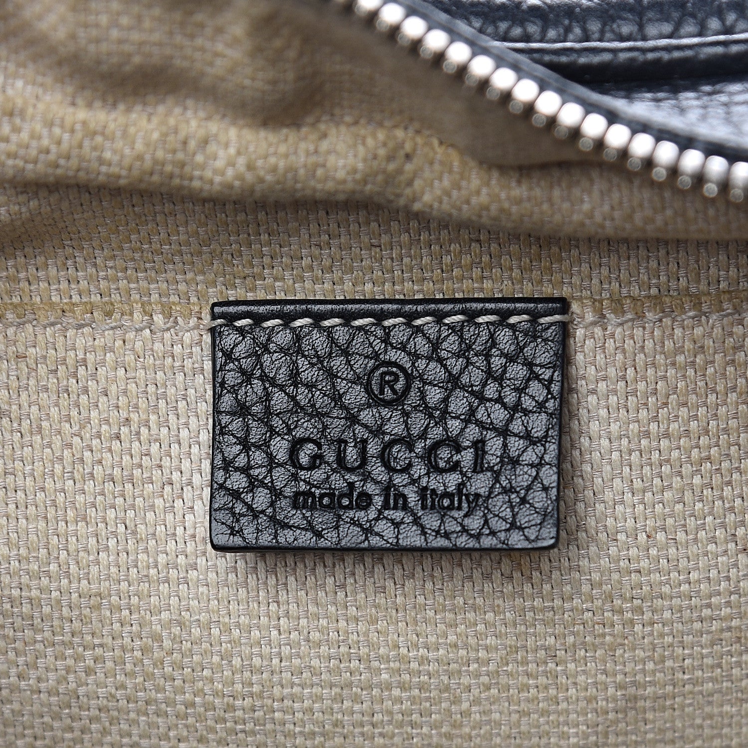 Gucci Pebbled Calfskin Small Soho Disco Bag Black 5 of 11