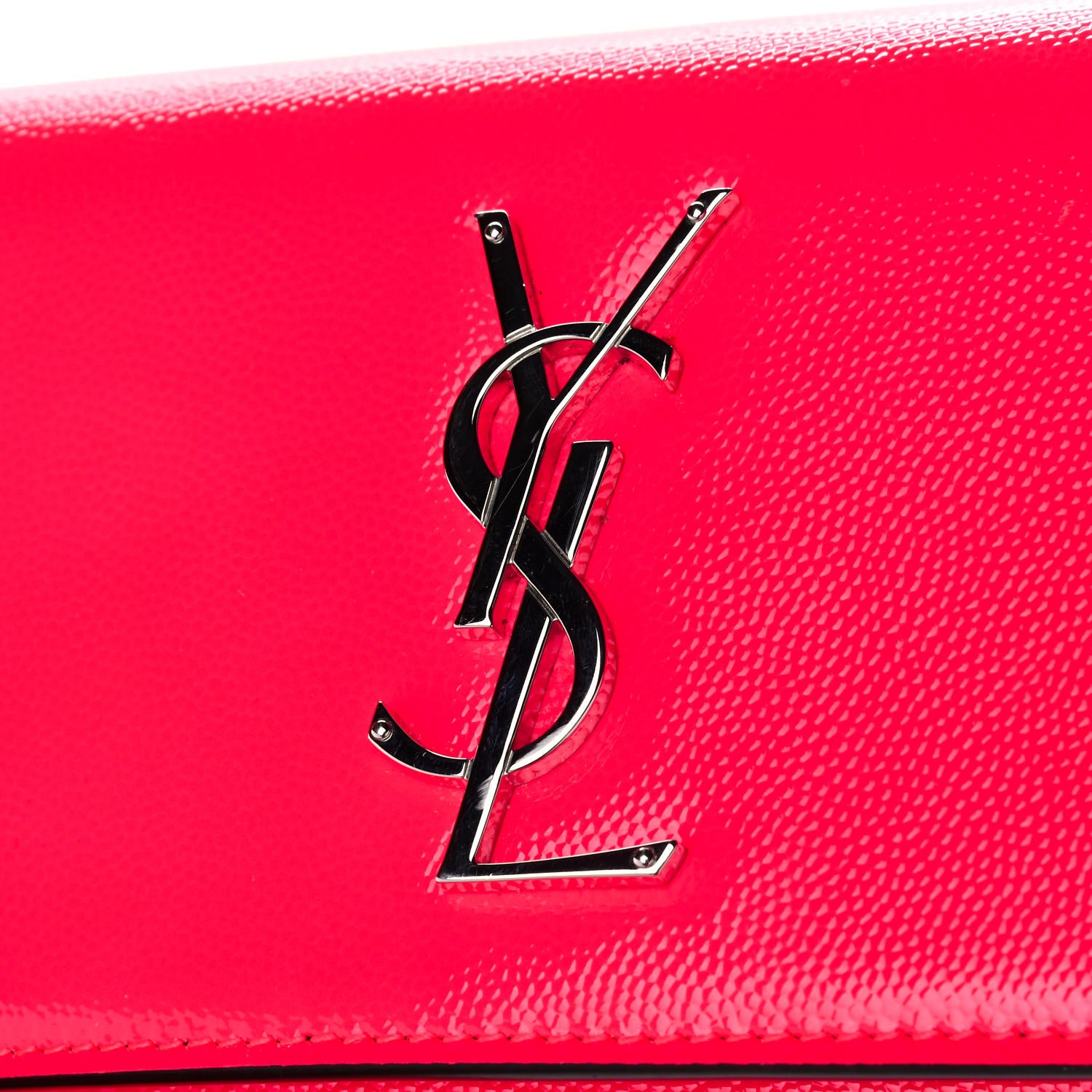 Saint Laurent Grain De Poudre Monogram Kate Belt Bag Neon Pink 10 of 12