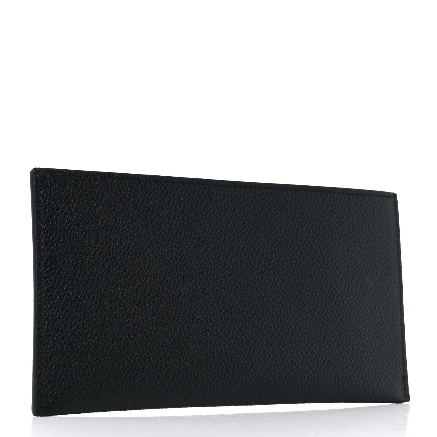 Calfskin Felicie Chain Wallet Card Holder Insert Black