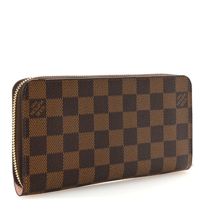 Louis Vuitton Damier Ebene Zippy Wallet Rose Ballerine 3 of 6